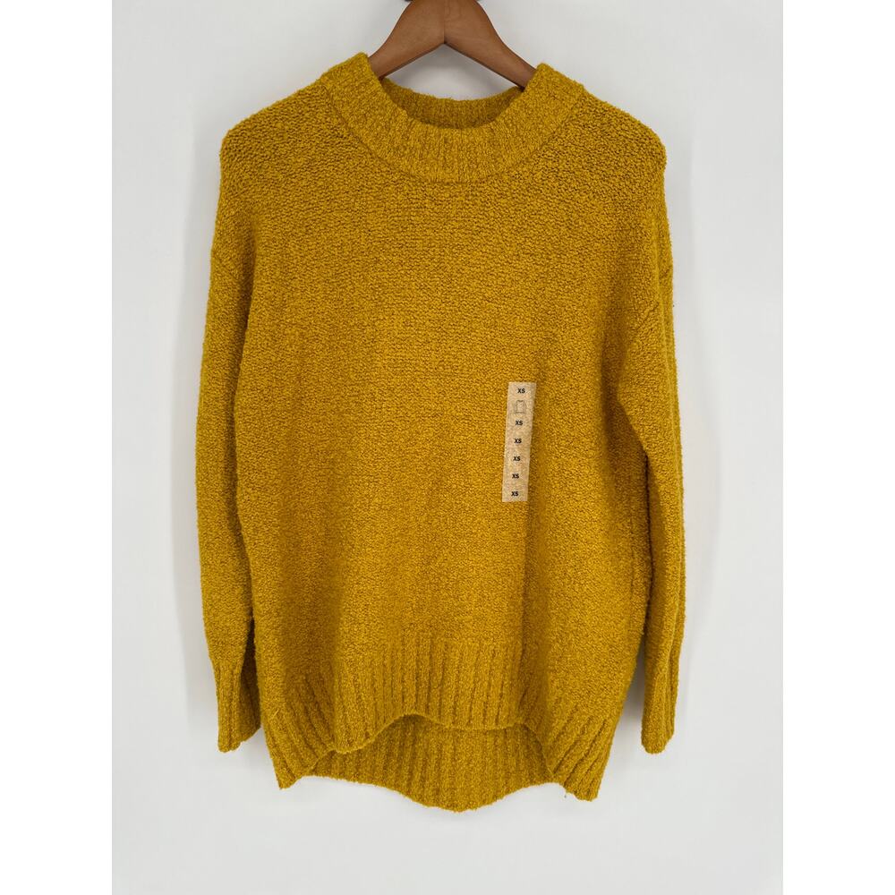 Old Navy Mustard Yellow Crew Neck Sweater Women’s XS